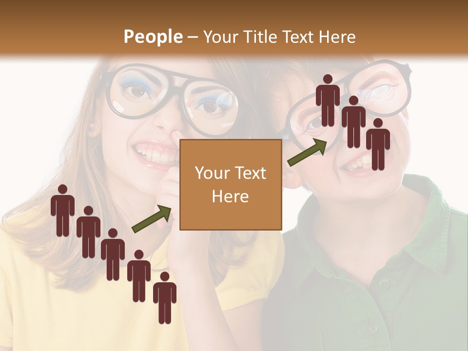 Eyes Fun Girl PowerPoint Template