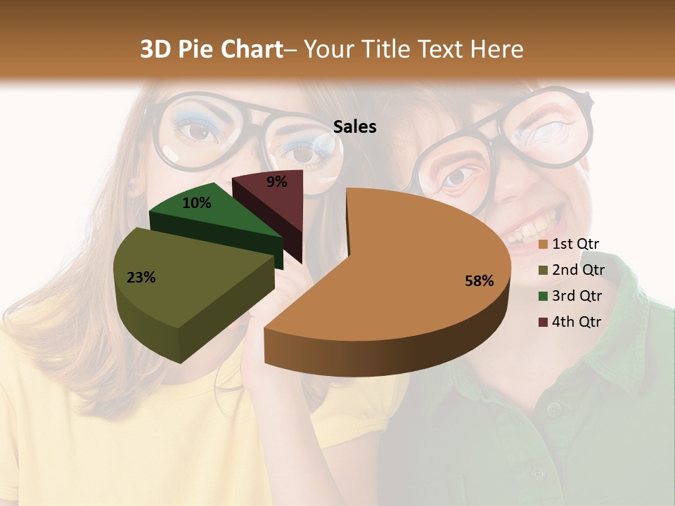 Eyes Fun Girl PowerPoint Template
