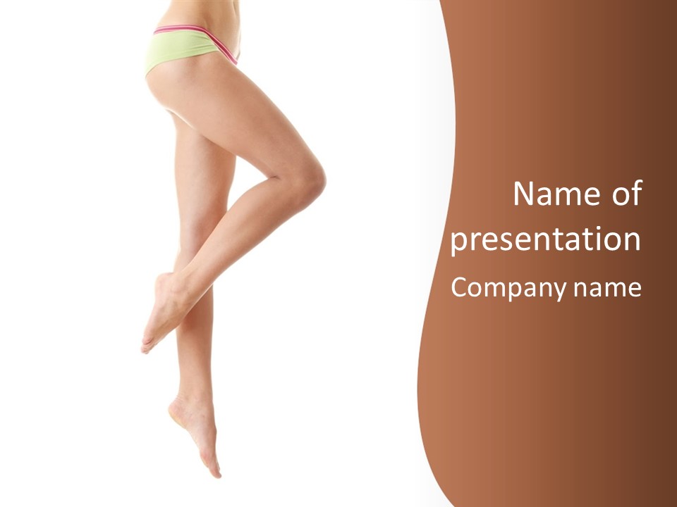 Female Lady Treatment PowerPoint Template