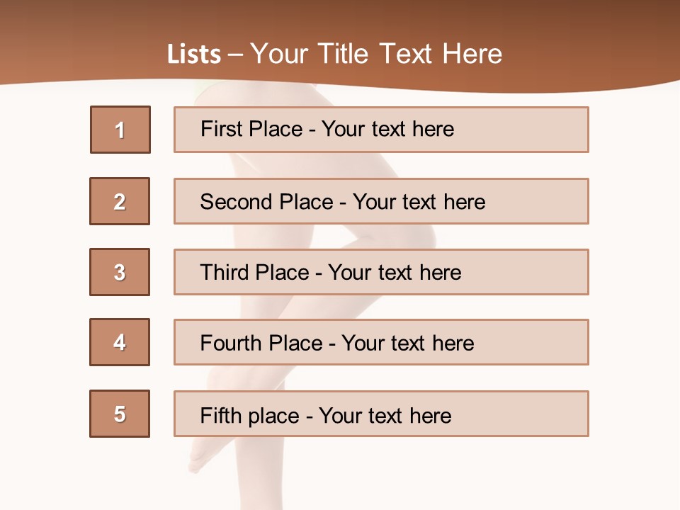 Female Lady Treatment PowerPoint Template