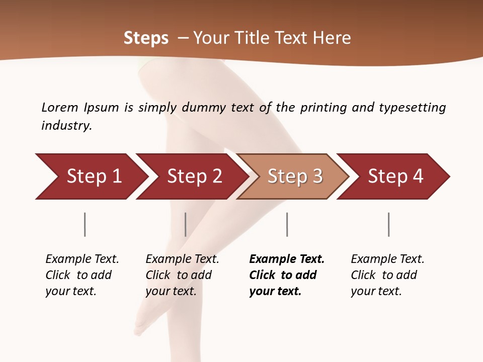 Female Lady Treatment PowerPoint Template