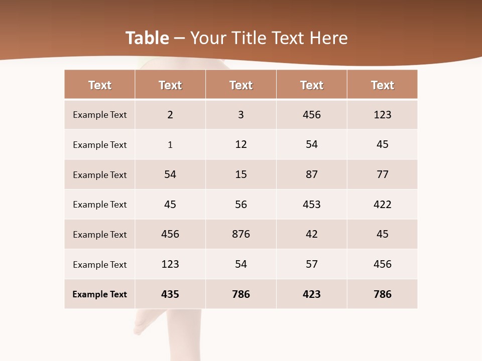 Female Lady Treatment PowerPoint Template