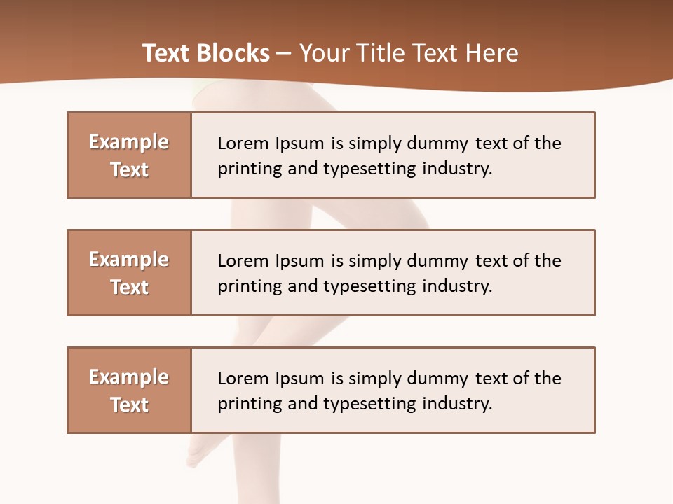 Female Lady Treatment PowerPoint Template