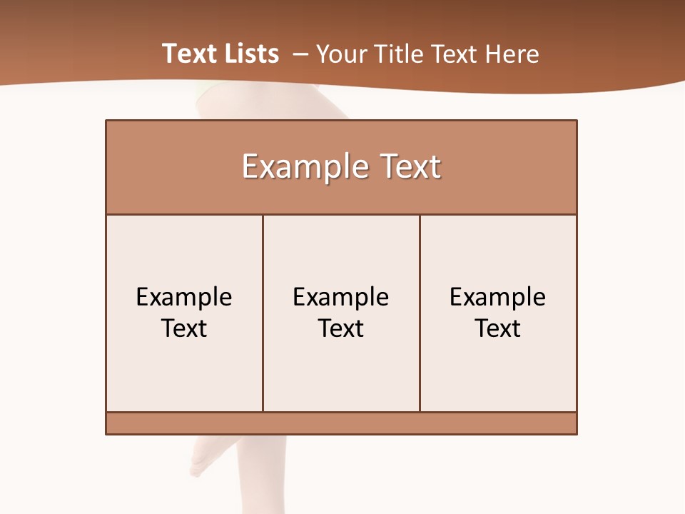 Female Lady Treatment PowerPoint Template