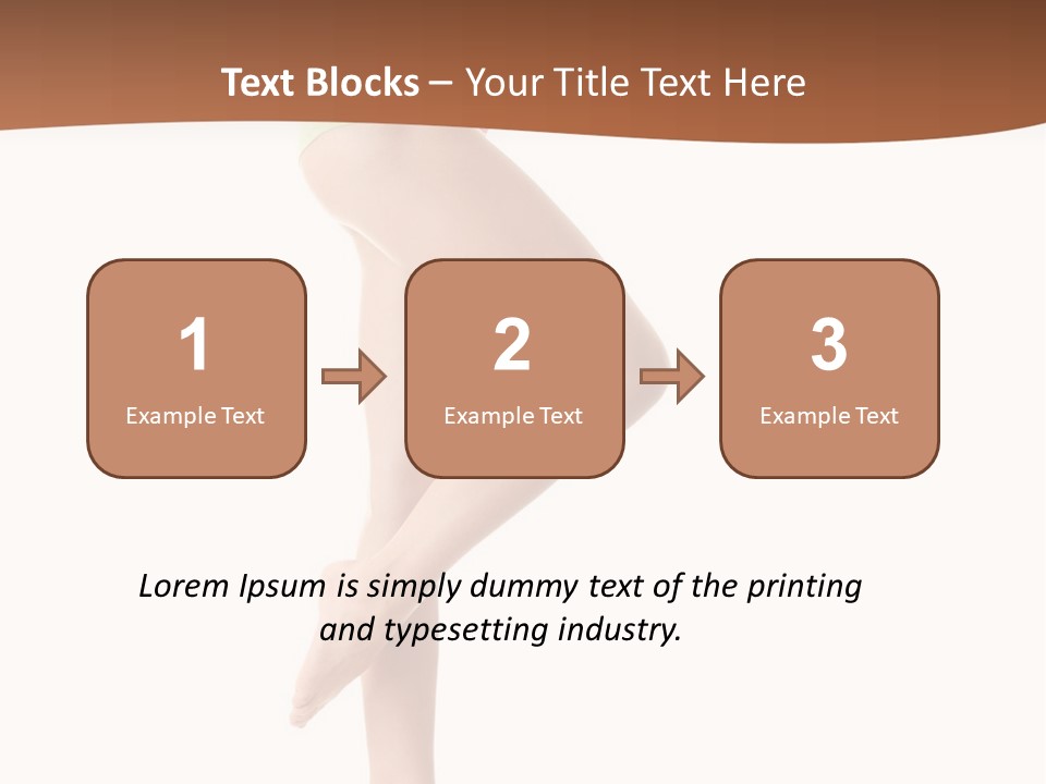 Female Lady Treatment PowerPoint Template