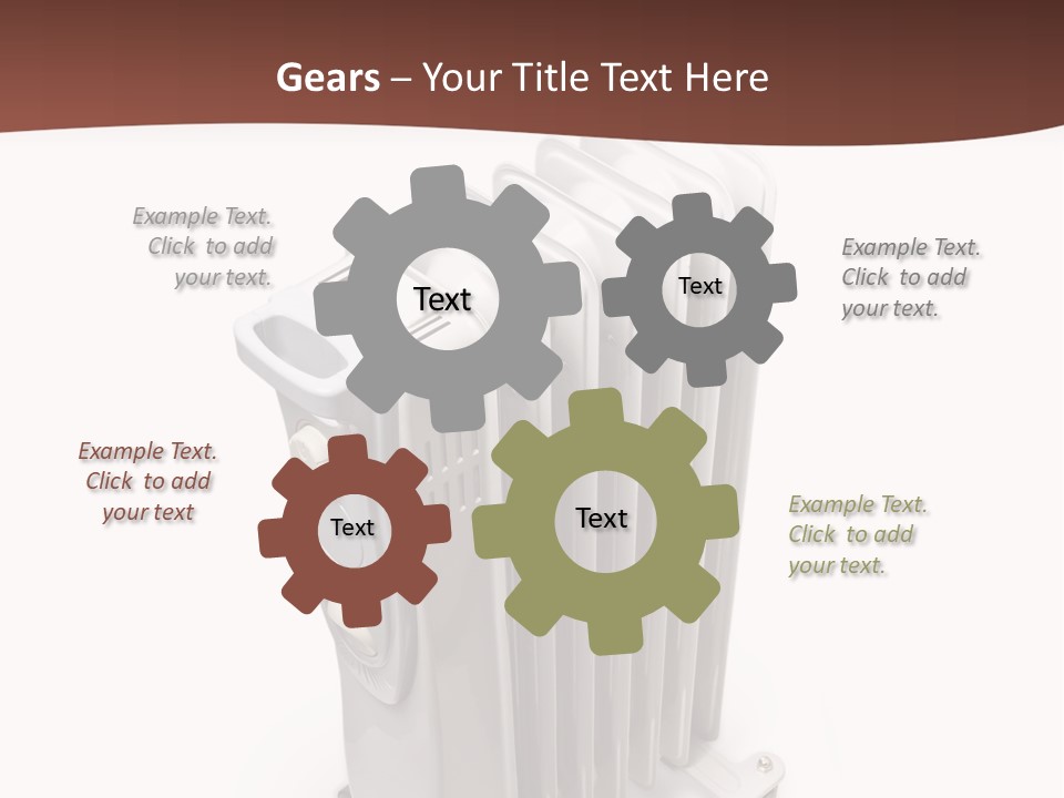 Oldfashioned Heavy Steam PowerPoint Template