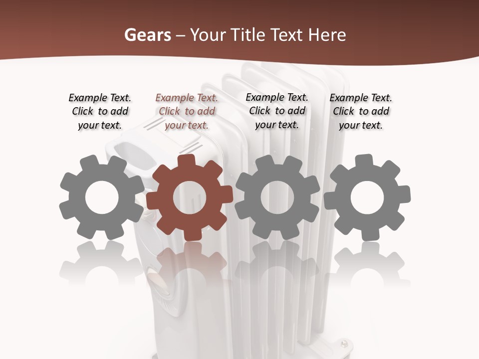 Oldfashioned Heavy Steam PowerPoint Template