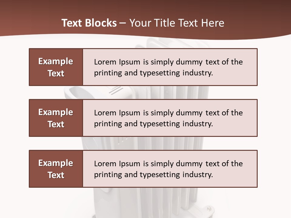 Oldfashioned Heavy Steam PowerPoint Template