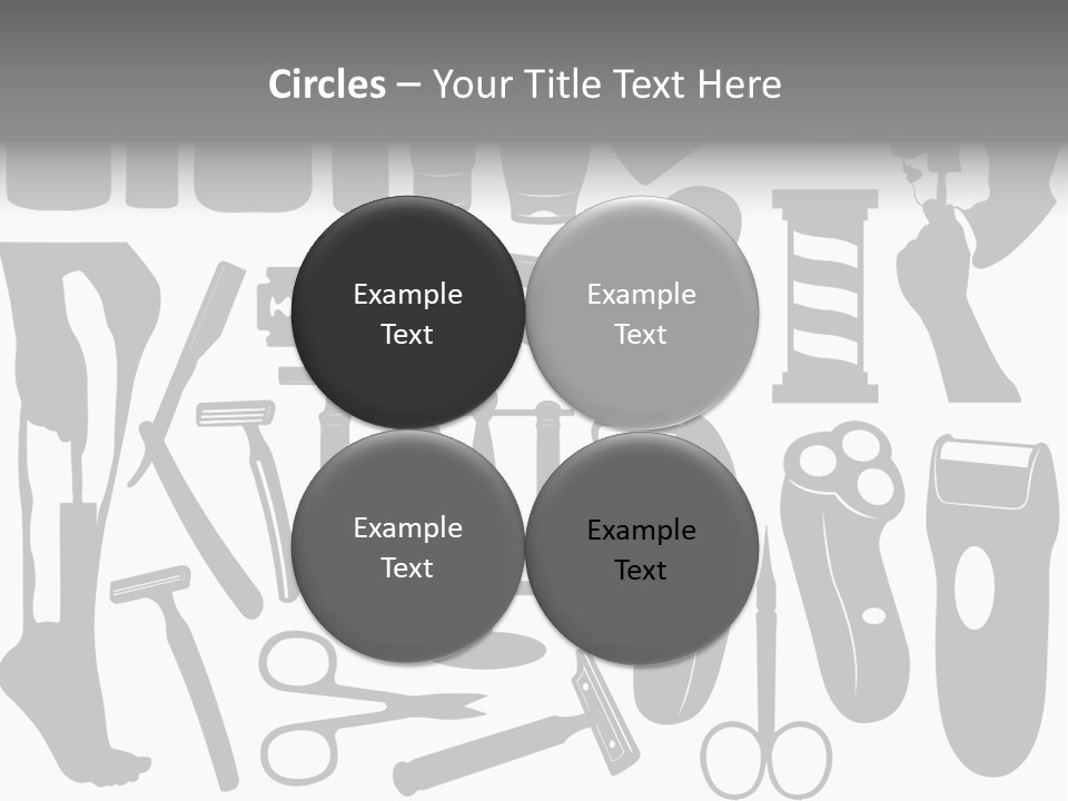 Brush Different Isolated PowerPoint Template