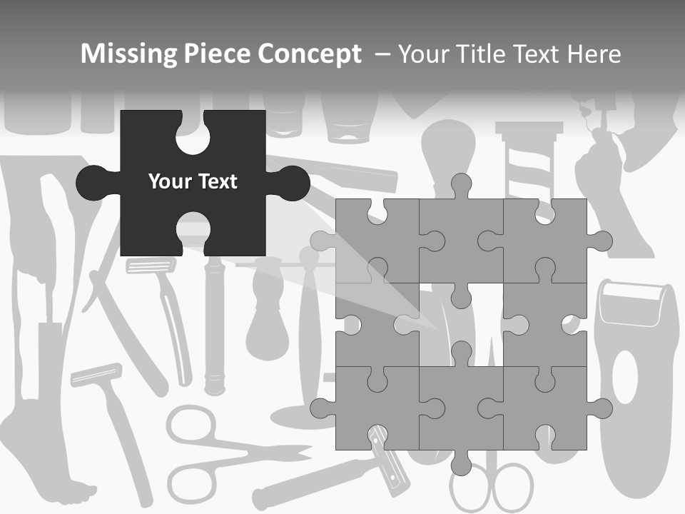 Brush Different Isolated PowerPoint Template