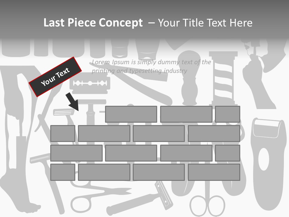 Brush Different Isolated PowerPoint Template