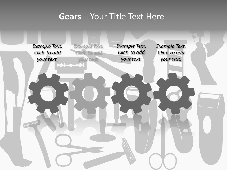 Brush Different Isolated PowerPoint Template