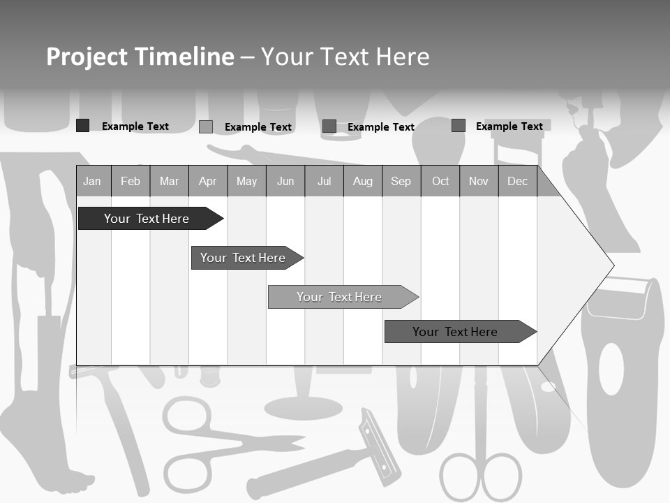 Brush Different Isolated PowerPoint Template