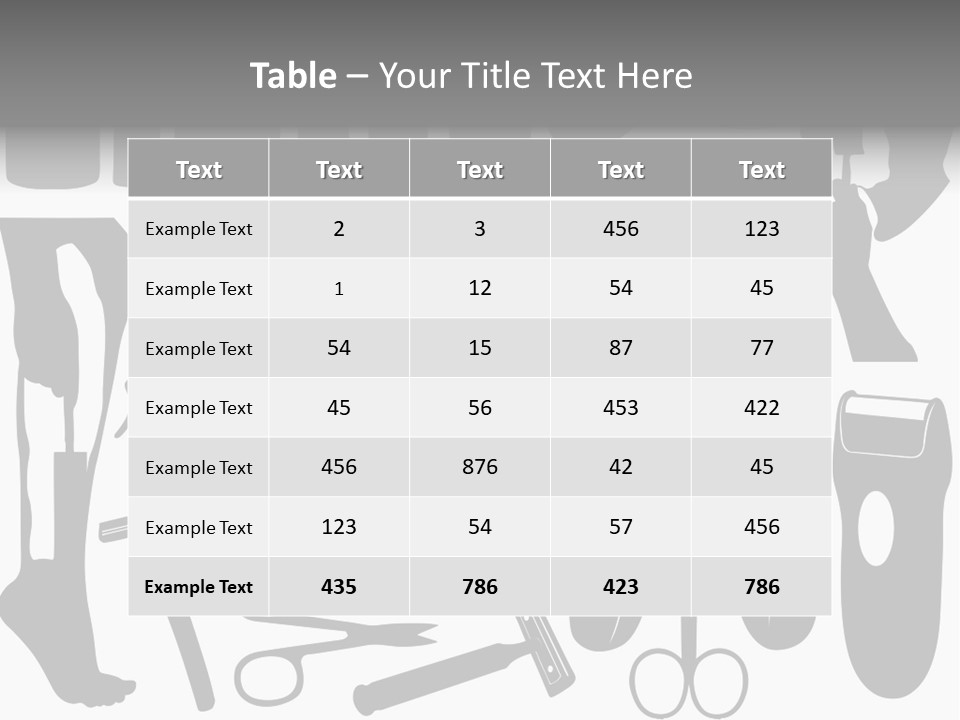 Brush Different Isolated PowerPoint Template