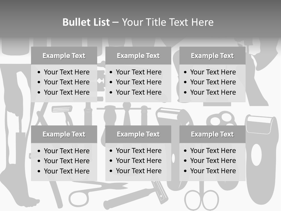 Brush Different Isolated PowerPoint Template