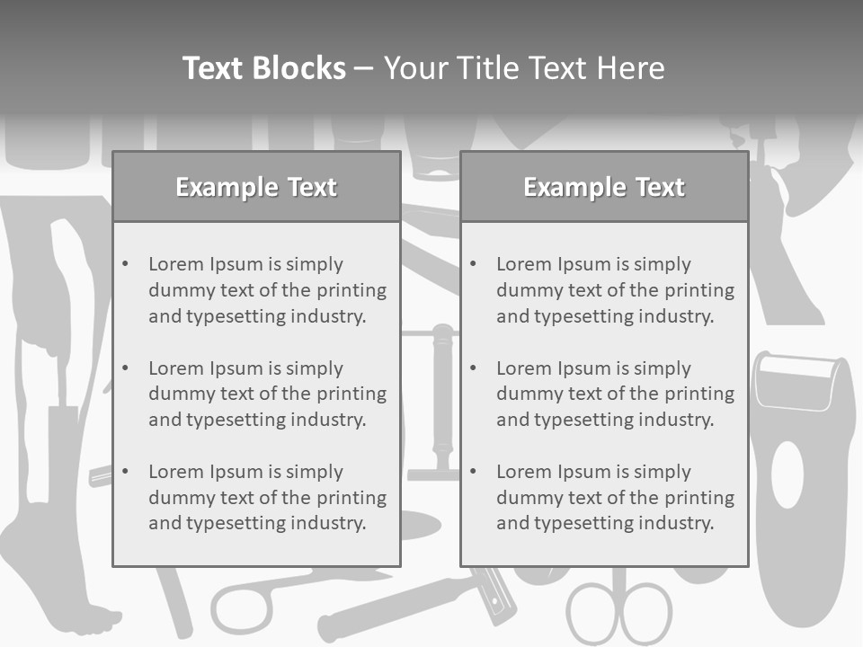 Brush Different Isolated PowerPoint Template