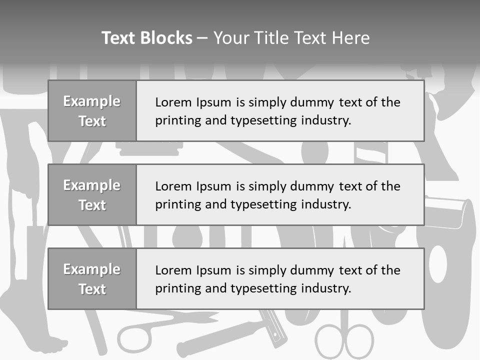 Brush Different Isolated PowerPoint Template