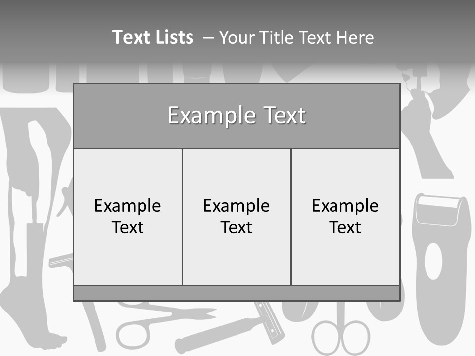 Brush Different Isolated PowerPoint Template