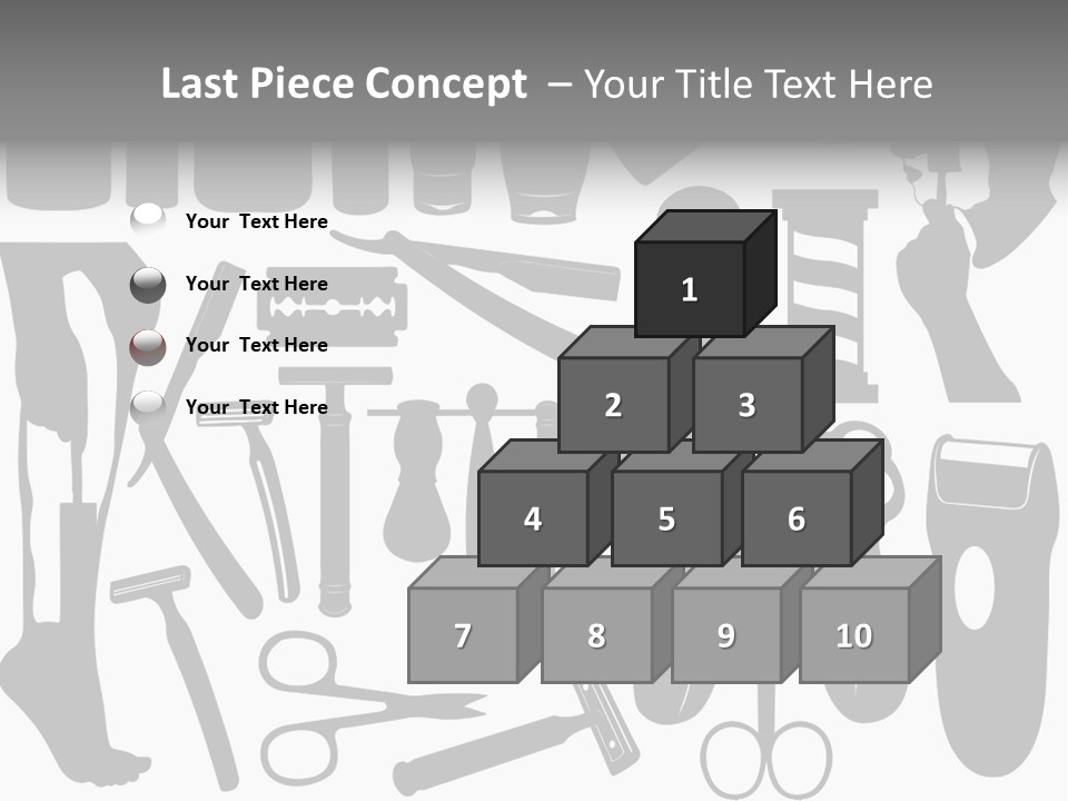 Brush Different Isolated PowerPoint Template