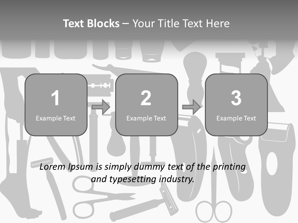 Brush Different Isolated PowerPoint Template