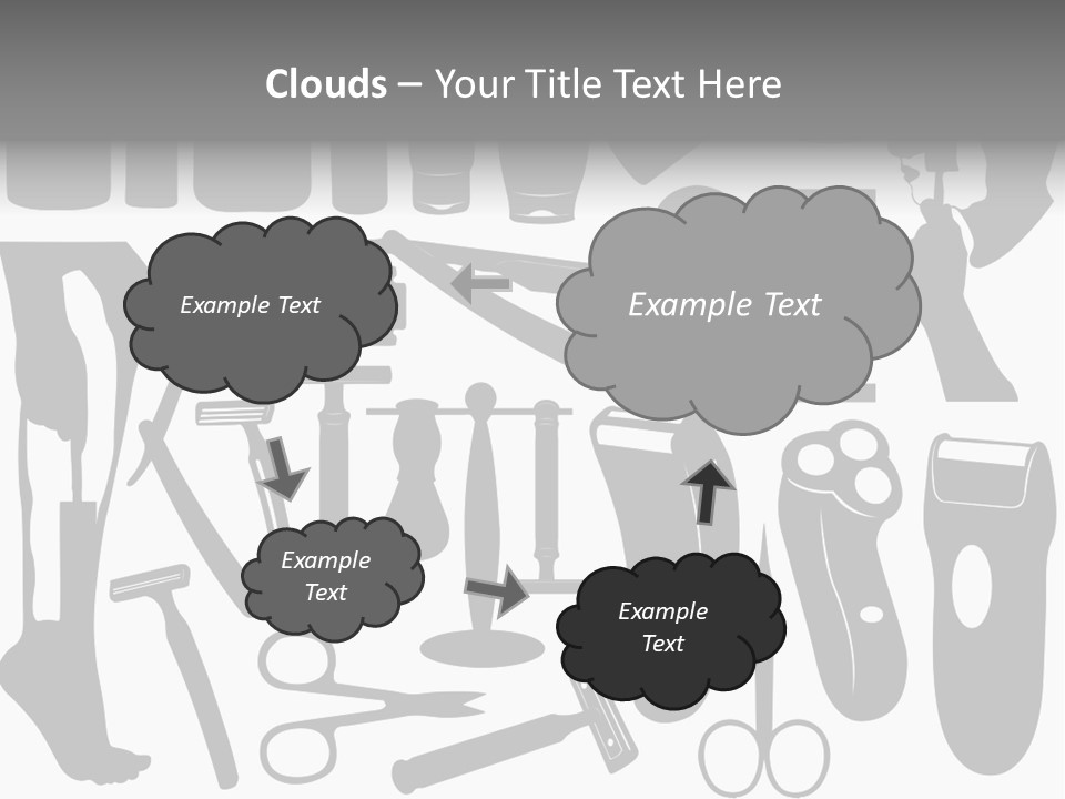 Brush Different Isolated PowerPoint Template