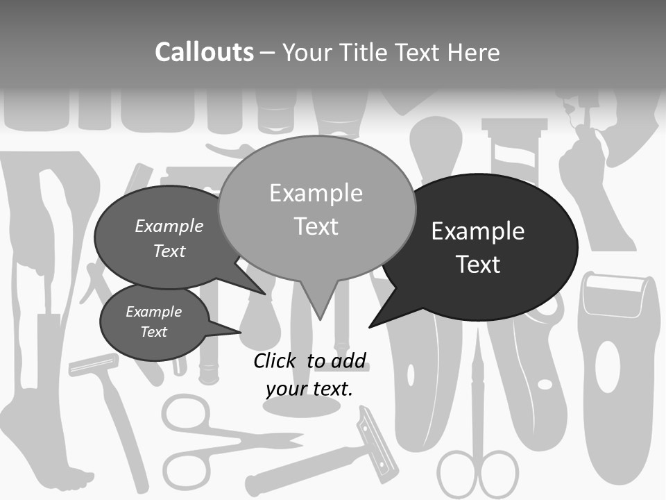 Brush Different Isolated PowerPoint Template