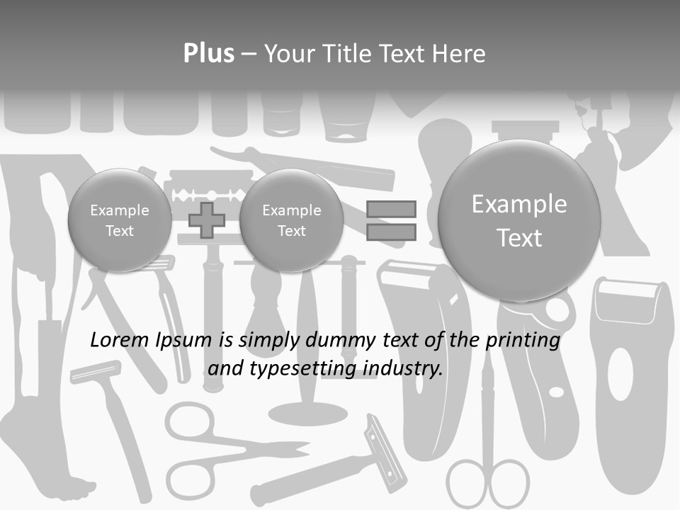 Brush Different Isolated PowerPoint Template