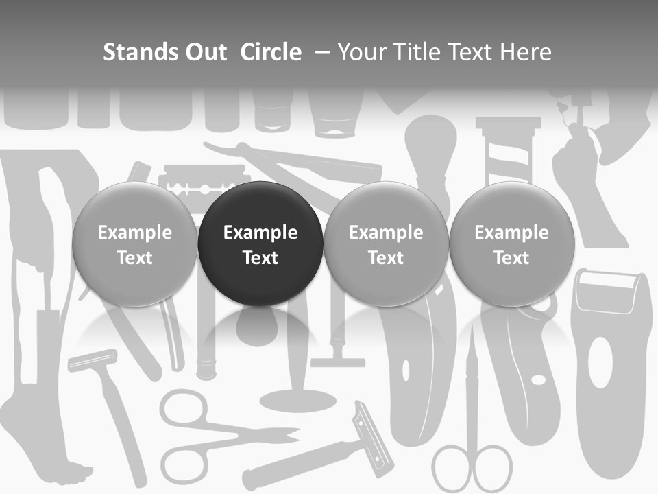 Brush Different Isolated PowerPoint Template