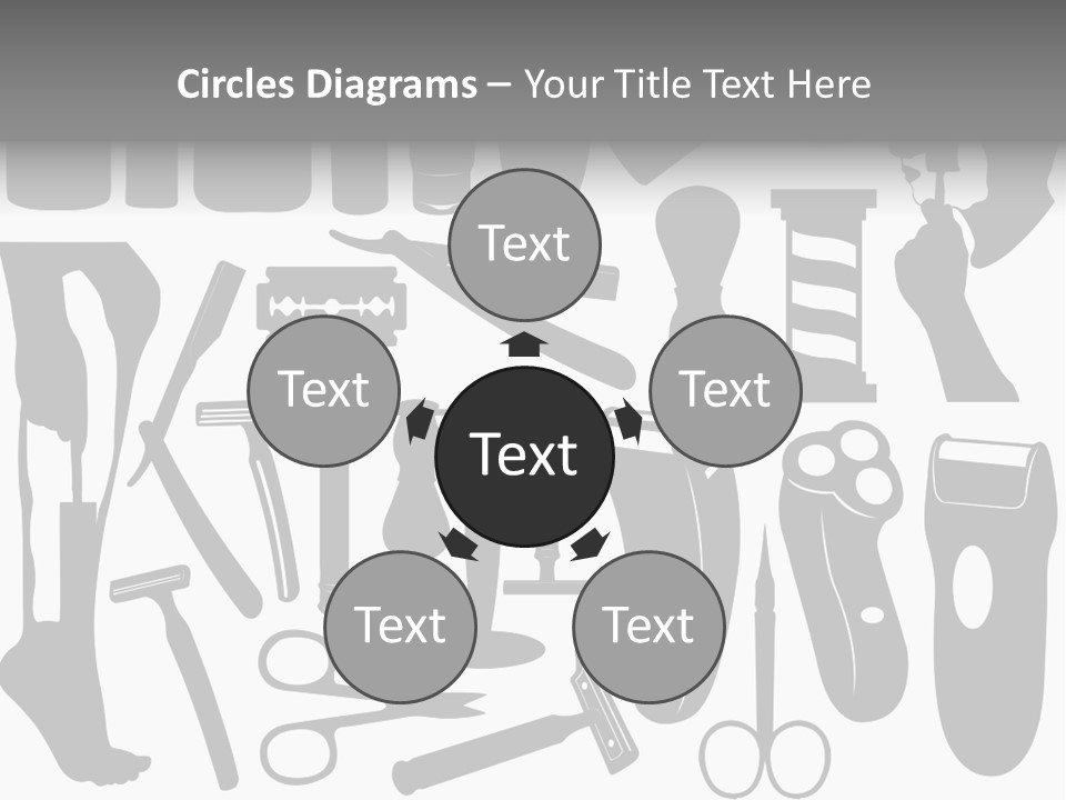 Brush Different Isolated PowerPoint Template