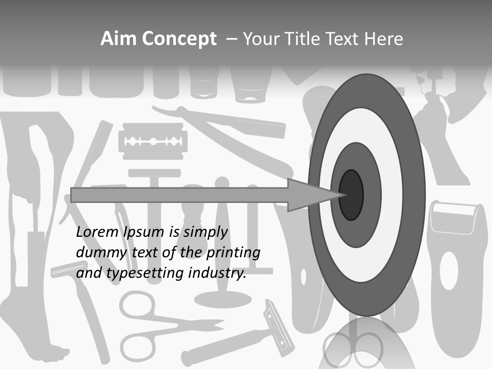 Brush Different Isolated PowerPoint Template