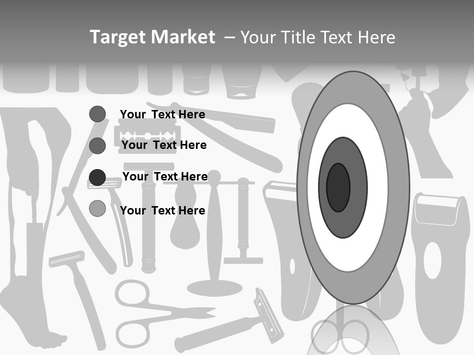 Brush Different Isolated PowerPoint Template