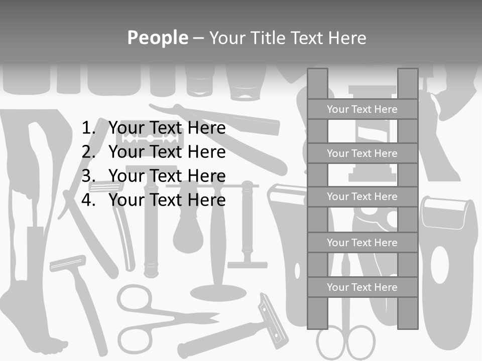 Brush Different Isolated PowerPoint Template