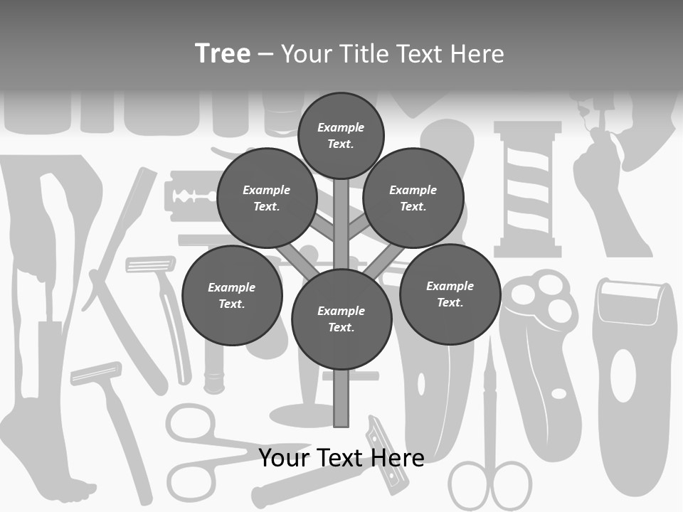 Brush Different Isolated PowerPoint Template