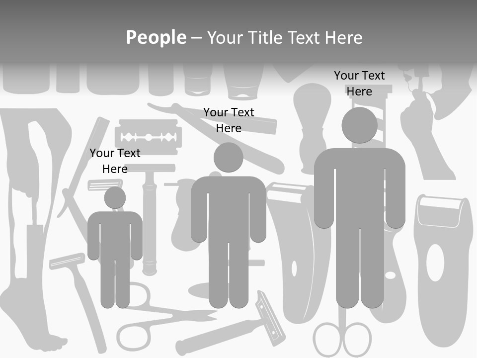 Brush Different Isolated PowerPoint Template