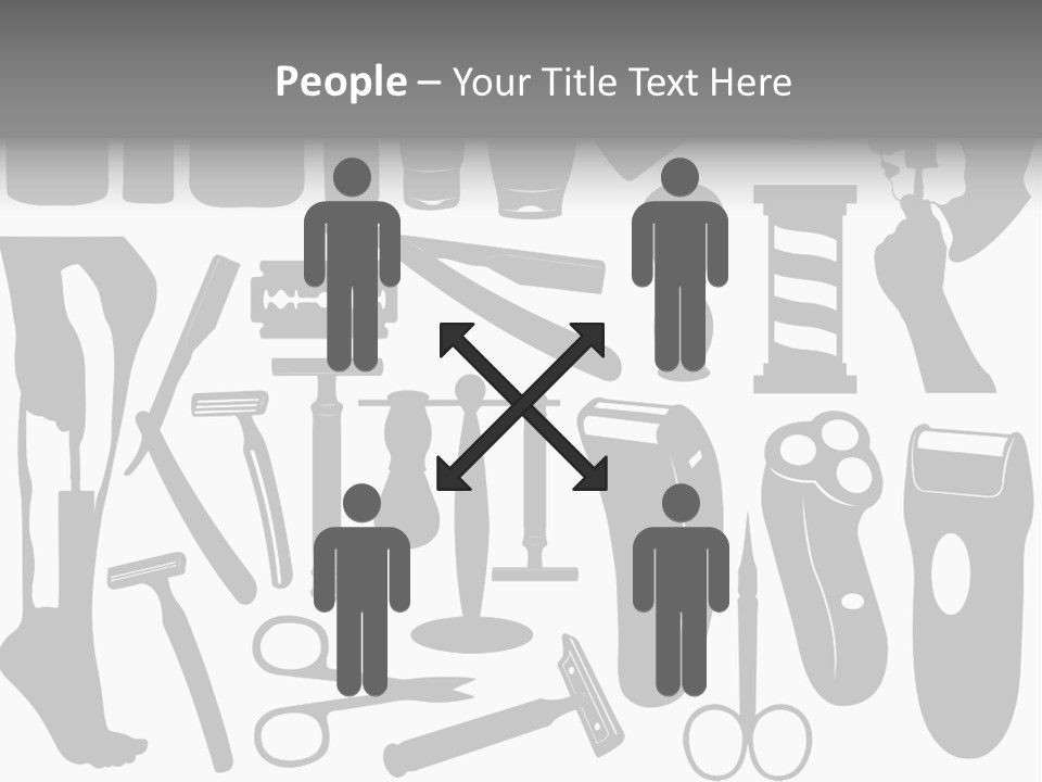 Brush Different Isolated PowerPoint Template