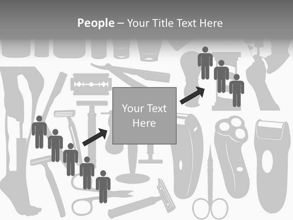 Brush Different Isolated PowerPoint Template