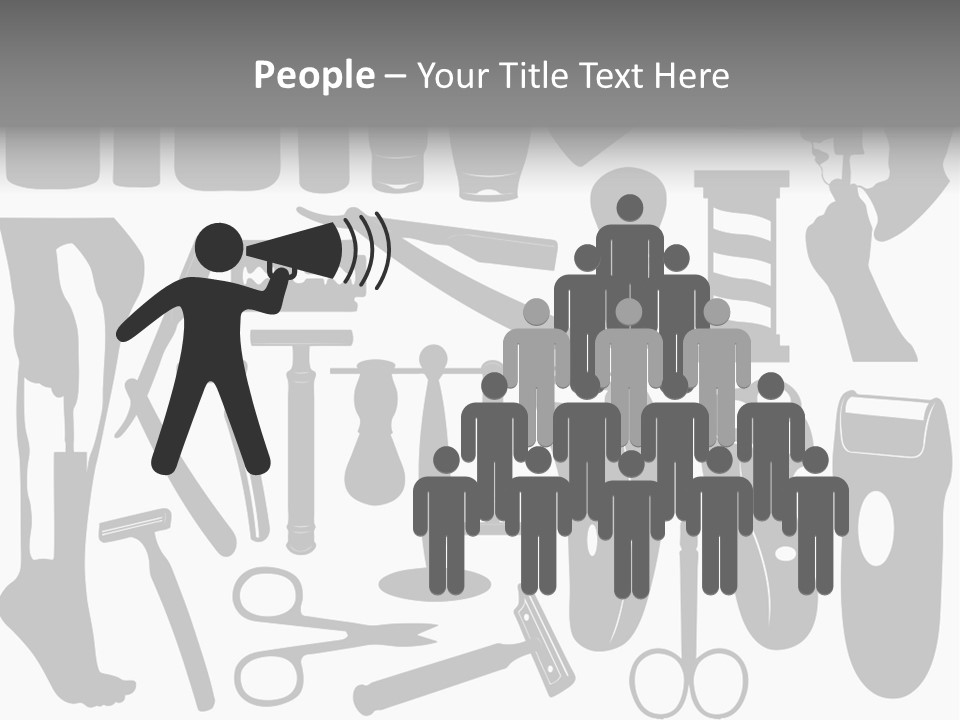 Brush Different Isolated PowerPoint Template