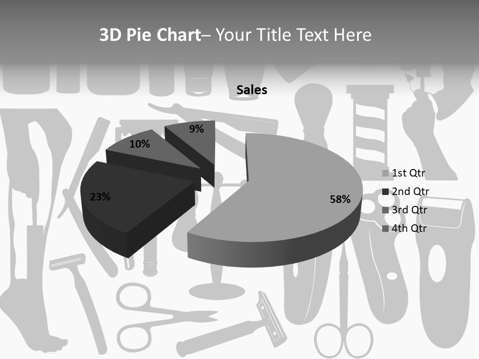 Brush Different Isolated PowerPoint Template