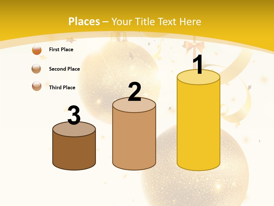 Ribbon Clipart Twisting PowerPoint Template