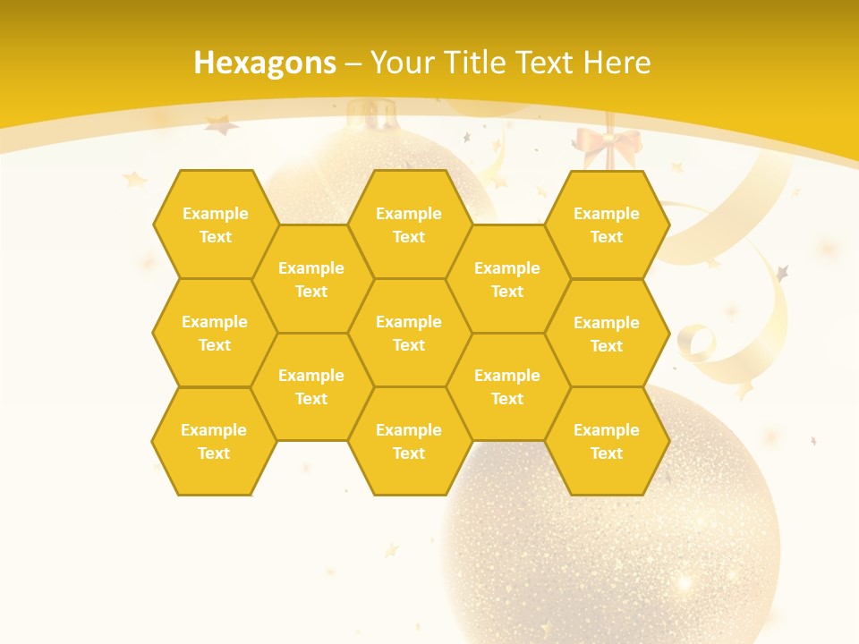 Ribbon Clipart Twisting PowerPoint Template