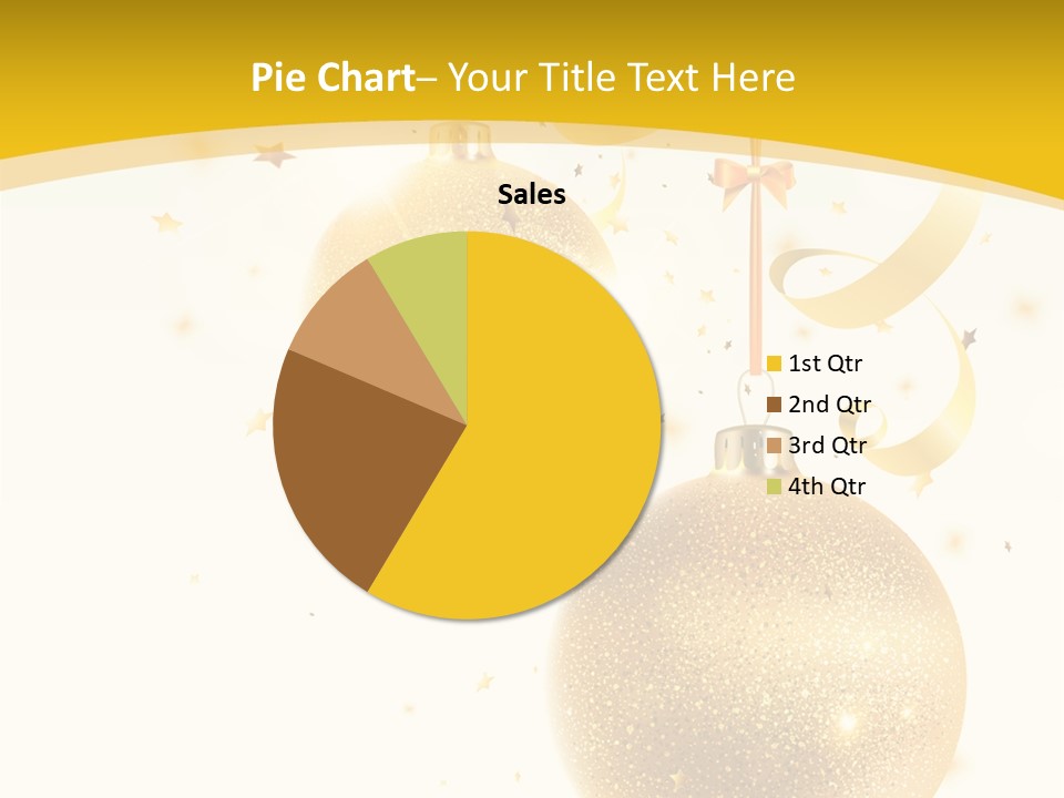 Ribbon Clipart Twisting PowerPoint Template