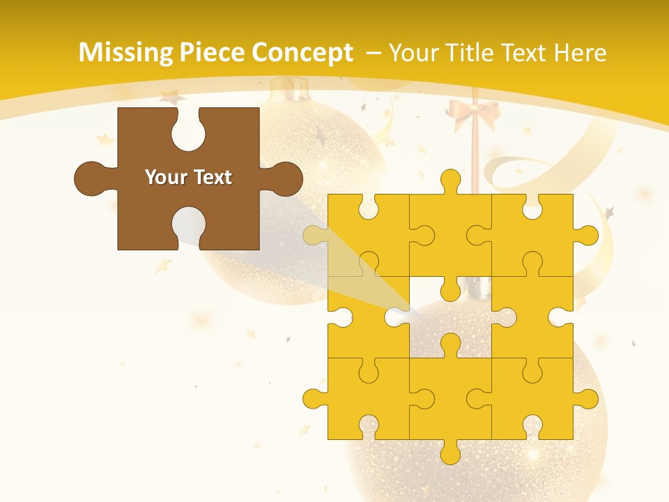 Ribbon Clipart Twisting PowerPoint Template