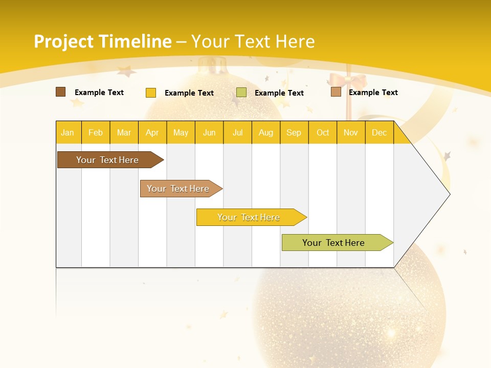 Ribbon Clipart Twisting PowerPoint Template