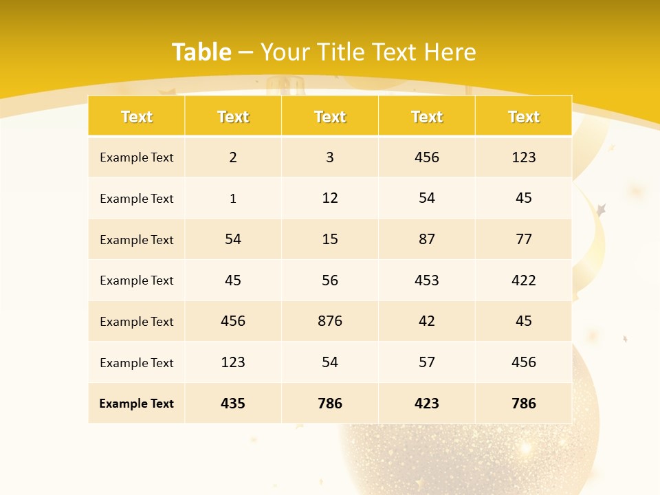 Ribbon Clipart Twisting PowerPoint Template