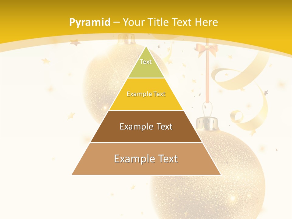 Ribbon Clipart Twisting PowerPoint Template