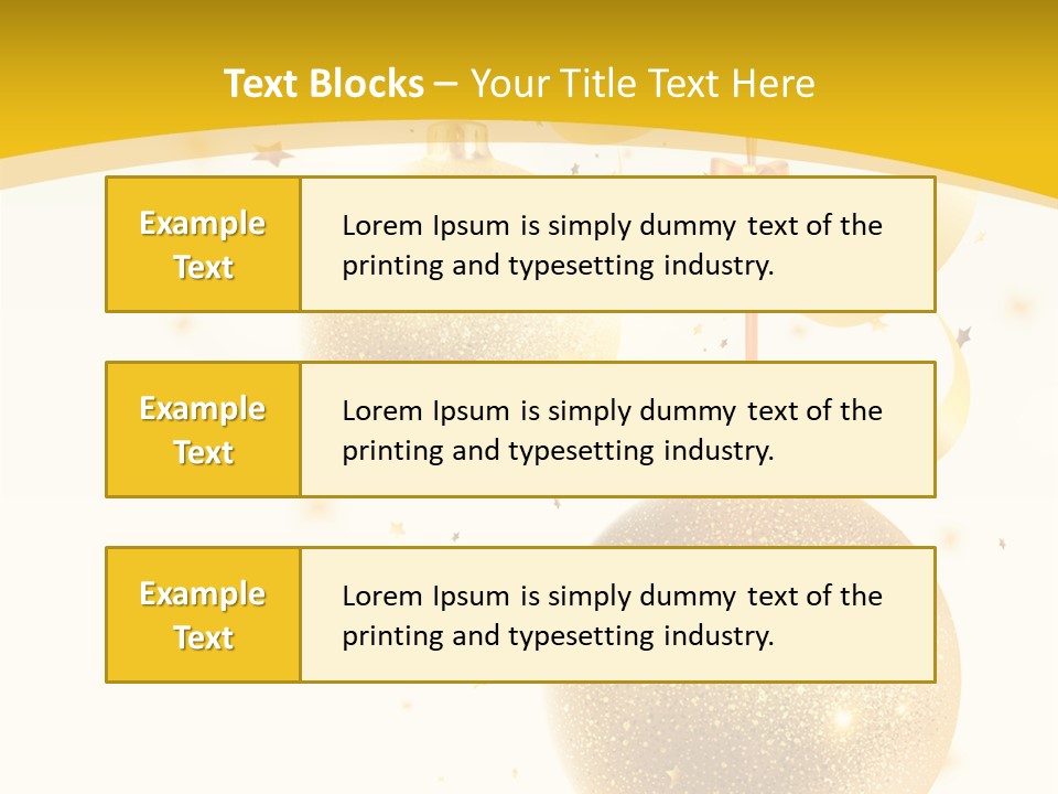 Ribbon Clipart Twisting PowerPoint Template