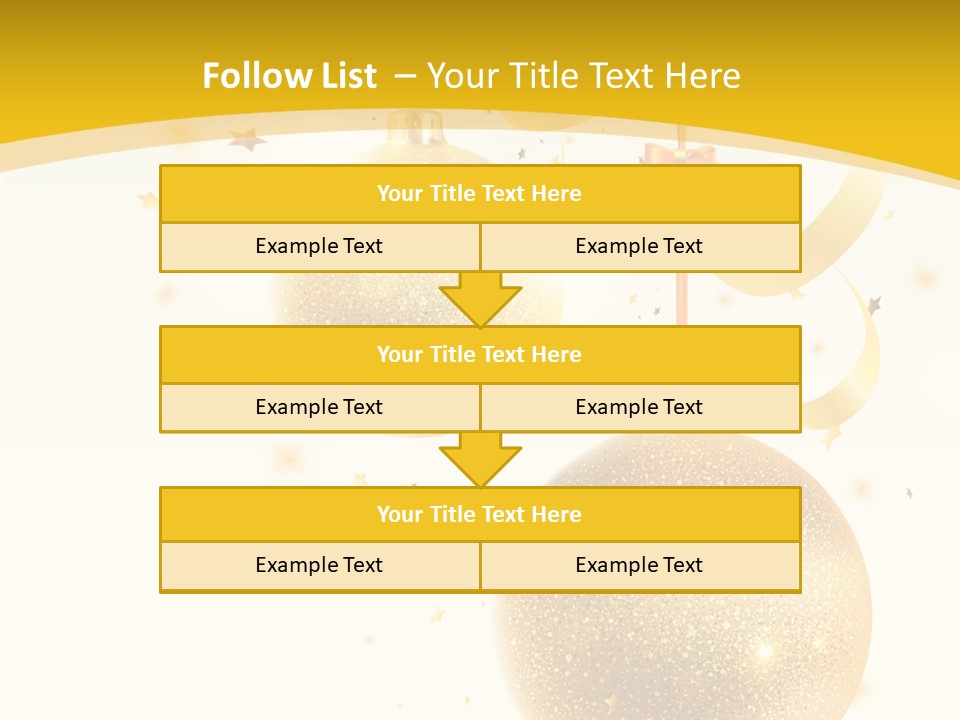 Ribbon Clipart Twisting PowerPoint Template