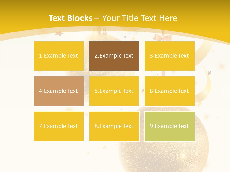 Ribbon Clipart Twisting PowerPoint Template