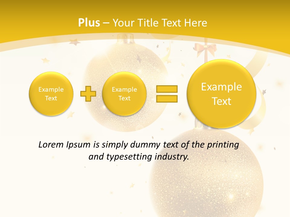 Ribbon Clipart Twisting PowerPoint Template