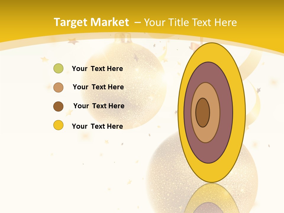 Ribbon Clipart Twisting PowerPoint Template